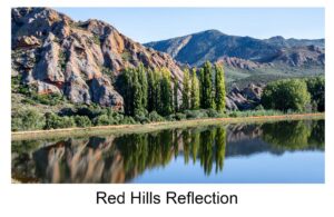 Red Hills Reflection