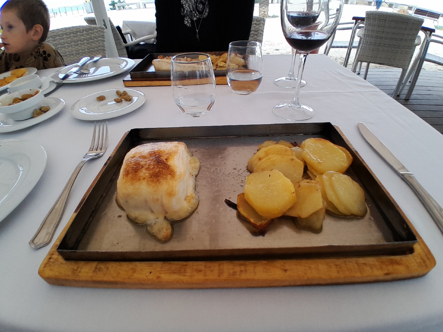Sea Bass au Gratin